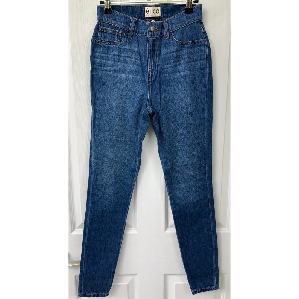 Etica 2 skinny denim jeans designer $128 retail NWT